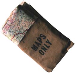 Waterproof pocket of escape map