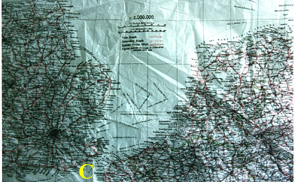 Silk paper map