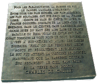 Famous letter of General de Gaulle concerning SAS