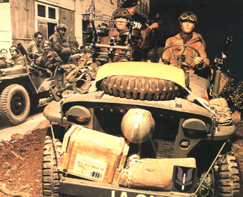One of the jeeps of St Marcel Resistance and SAS Museum.